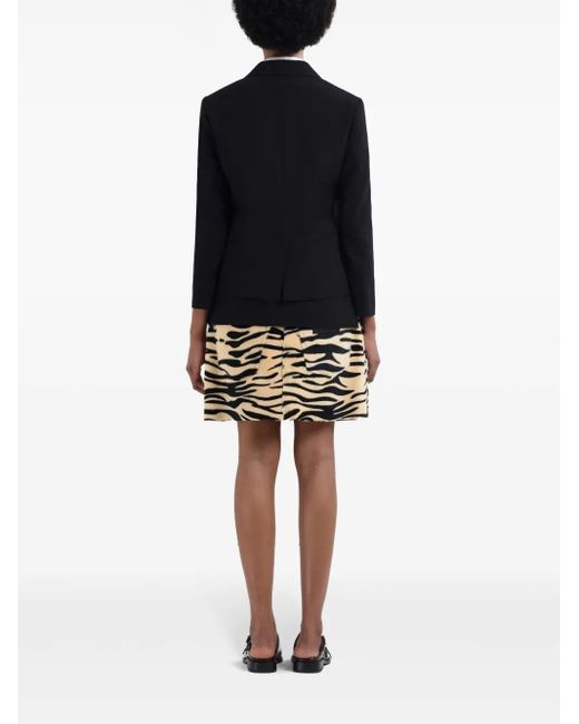 Marni Blazer Van Scheerwol in het Black