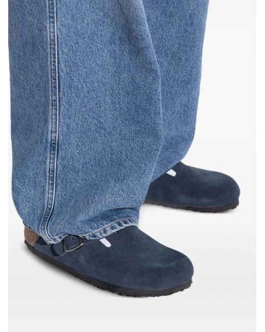 Mules Boston di Birkenstock in Blue