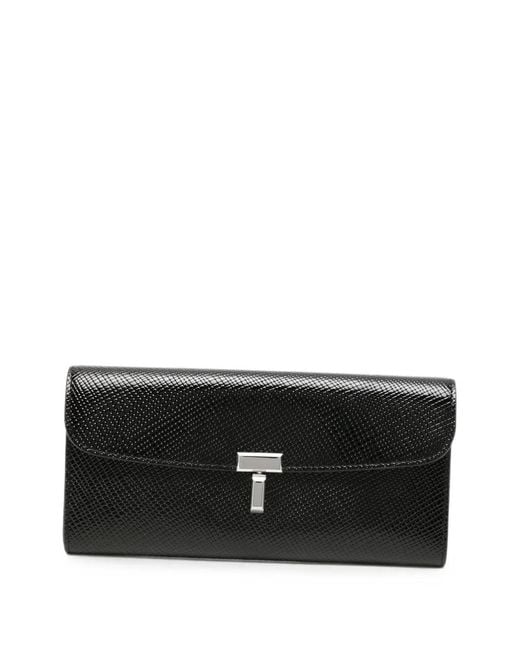 Totême Black T-Lock Wallet