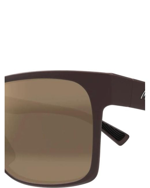 Maui Jim Brown Rectangle-Frame Sunglasses for men