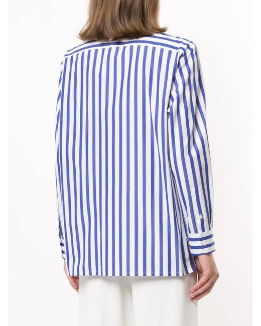 Ralph Lauren Blue Pinstriped Shirt
