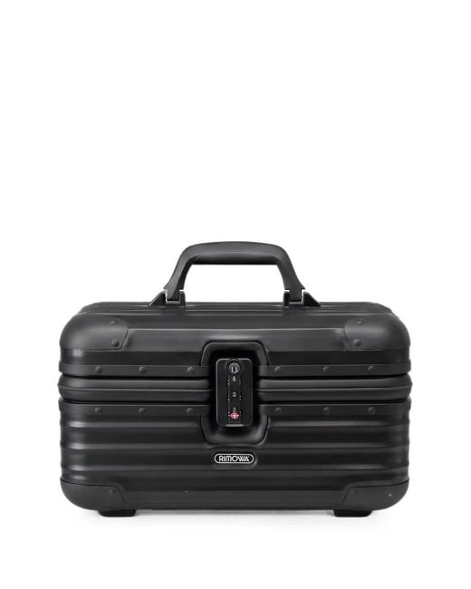 Rimowa Black Grooved Suitcase for men