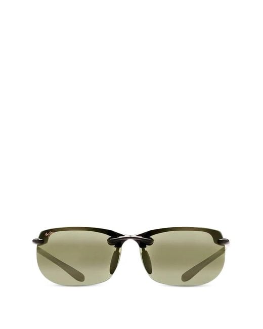 Maui Jim Green Banyans Rimless Sunglasses