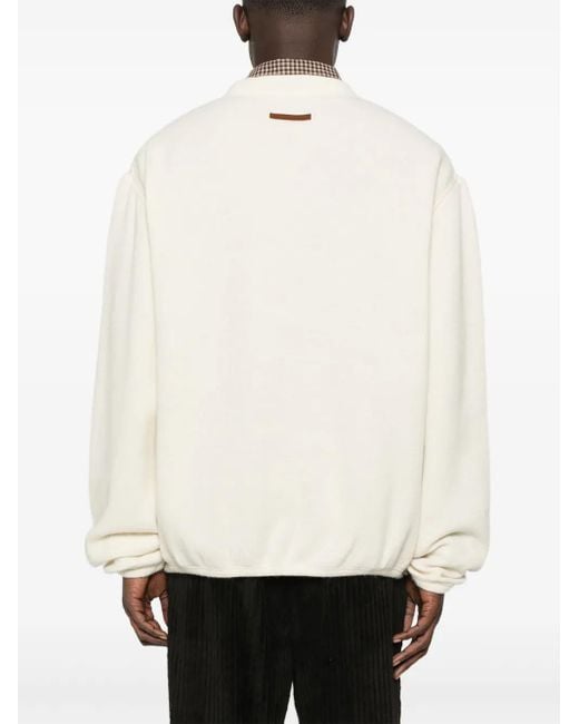 1989 STUDIO Klassischer Pullover in White für Herren