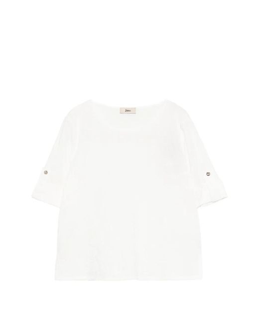 Herno White Cotton Elastane Polyester Shirt