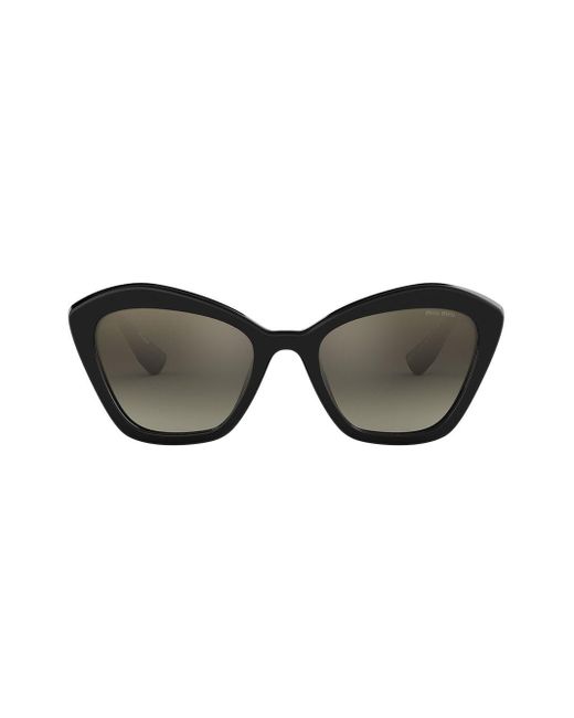 Miu Miu Black Cat-Eye-Sonnenbrille