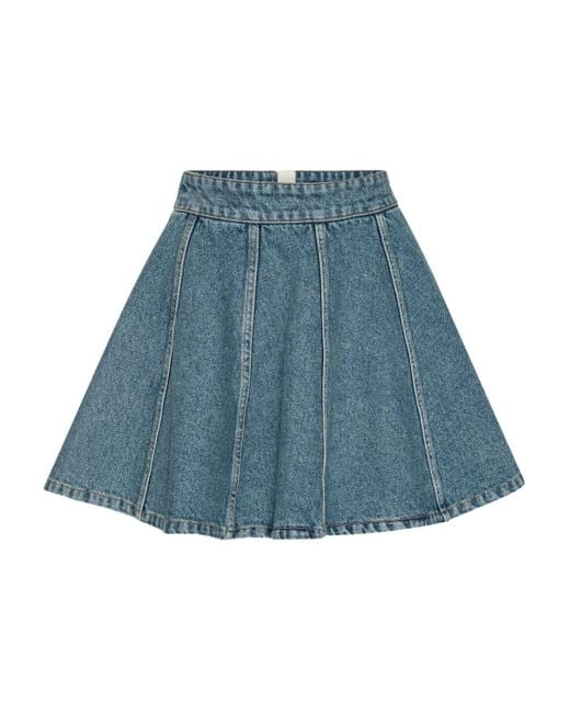 Falda corta vaquera ROTATE BIRGER CHRISTENSEN de color Blue