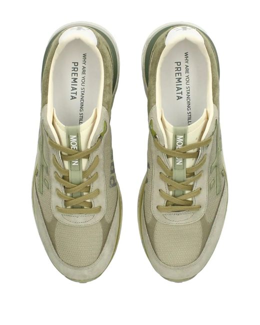 Premiata Green Sneakers for men