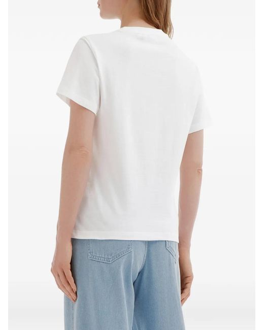 Chocoolate White Pocket Heart T-Shirt