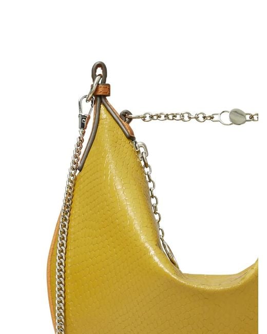 Tory Burch Yellow Mini Chain Strap Balloon Bag