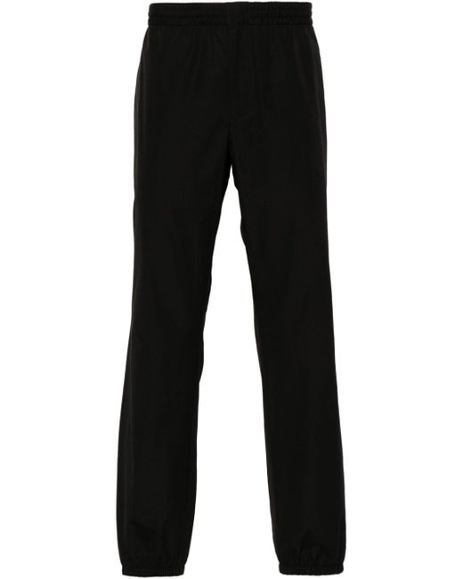 Pantaloni sportivi con vita elasticizzata di Prada in Black da Uomo