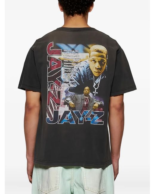 Earthling VIP Black T-Shirt Jay-Z En Coton for men