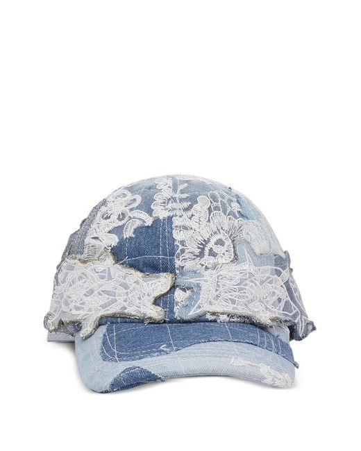 Who Decides War Blue Thorn Grid Baseball Cap for men