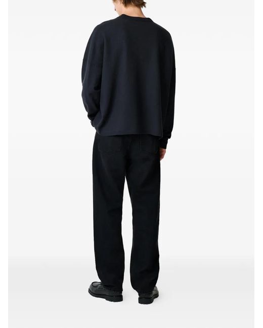 Studio Nicholson Black Jean Riso À Cinq Poches for men