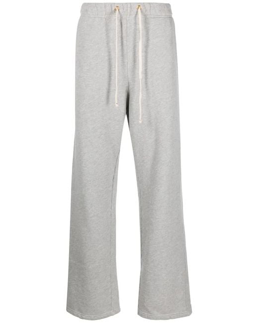 Les Tien Gray Drawstring-Fastening Waist Trousers for men