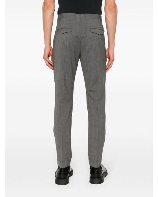 PT Torino Slim-Fit-Hose mit Falten in Gray für Herren
