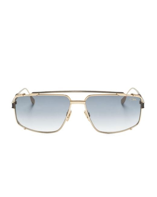 Cazal Blue 7563 Pilot-Frame Sunglasses