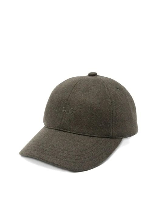 A.P.C. Green Charlie Logo-Embroidered Baseball Cap