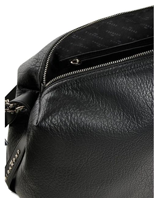 John Richmond Black Chain Strap Bag Accessory