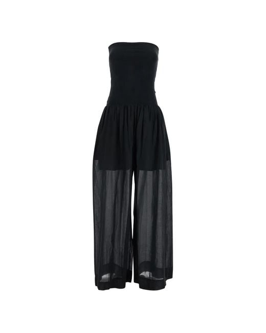Jucca Black Wide-Leg Jumpsuit