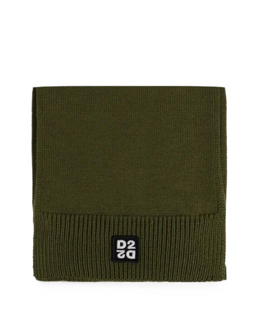 DSquared² Green Logo-Patch Knit Set for men