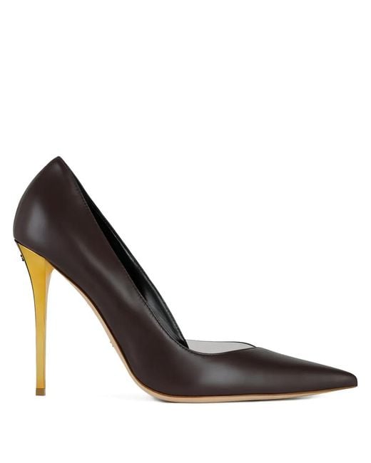Elisabetta Franchi Black Cut-Out Stiletto Pumps