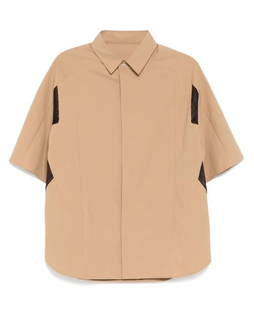 CROQUIS Natural Panelled Shirt for men