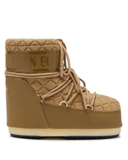 Bottines Matelassées À Logo Icon Moon Boot en coloris Natural