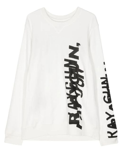 TAKAHIROMIYASHITA The Soloist White Sweat À Imprimé Graffiti for men