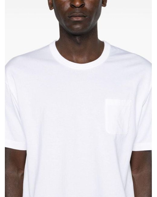 Visvim White Crew-neck Cotton T-shirt for men