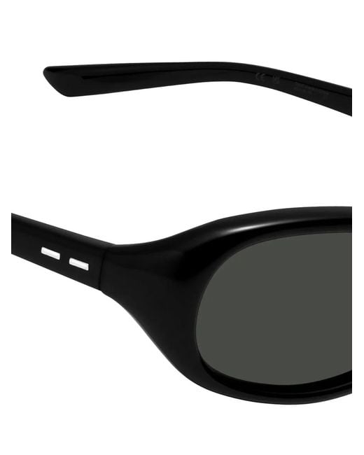 Gentle Monster Black Groovy 01 Oval-Frame Sunglasses