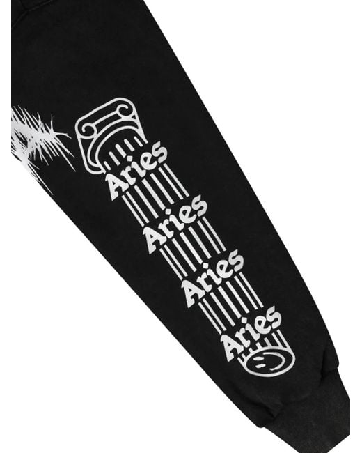 Aries Black Spider-Web Sweatshirt