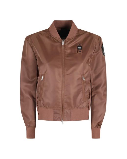 Blauer Brown Laurie Zip Bomber Jacket