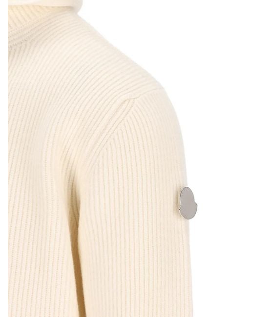 Moncler White X Jil Sander Wool Sweater