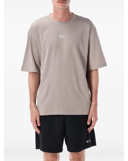 Oakley Gray Tech Jersey Short Sleeve Crew Shirt for men