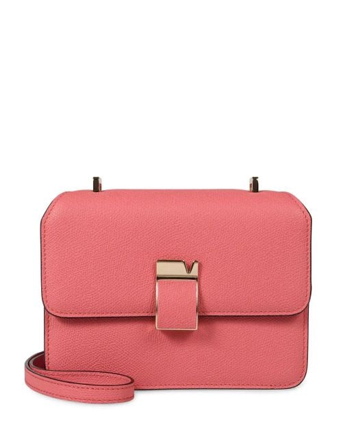 Valextra Pink Mini Nolo Crossbody Bag