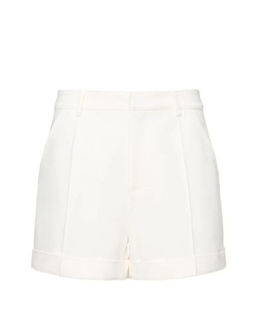 Cinq À Sept White Mindy Tailored Shorts