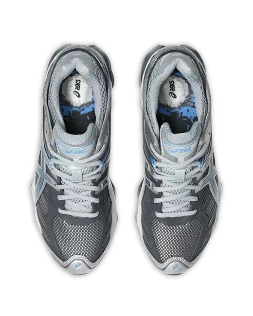 Asics Gray Lace-Up Fastening Sneakers for men