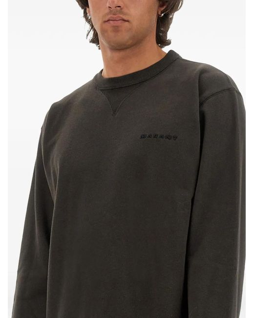 Isabel Marant Black Logo Sweatshirt for men