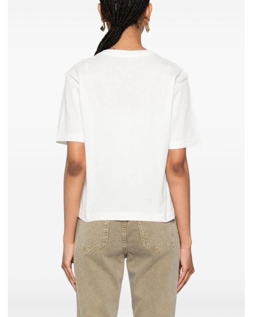 T-shirt Emine en coton Ba&sh en coloris White