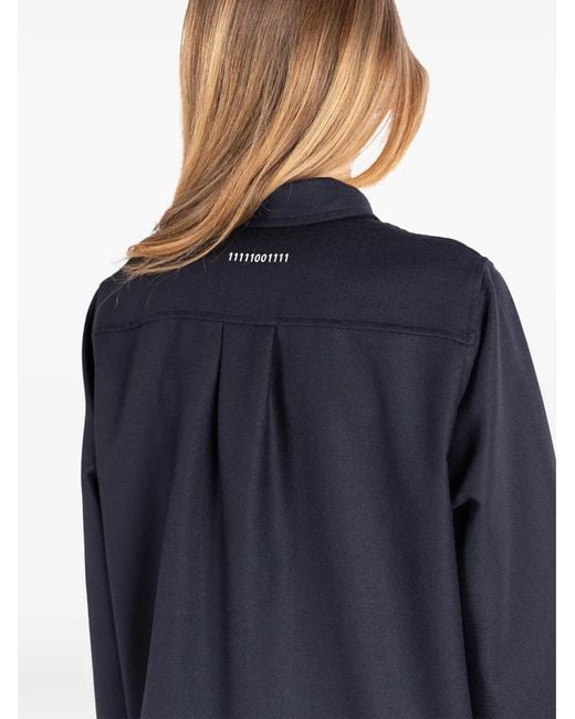 Societe Anonyme Blue Tilda Button-Up Patch-Pocket Jacket