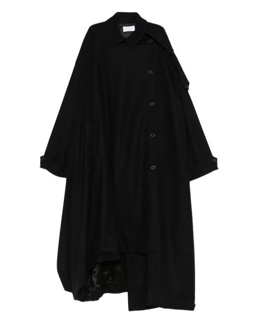 THE NINA STUDIO Black Asymmetric Coat