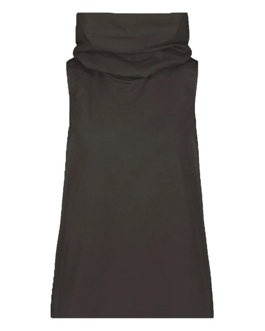 MARCELLA Black Marcy Sleeveless Turtleneck Top
