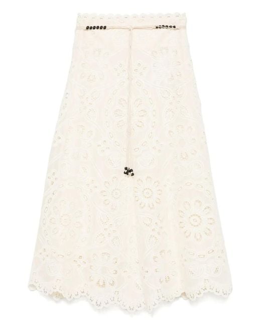 Zimmermann Natural 'Rhiannon' Skirt