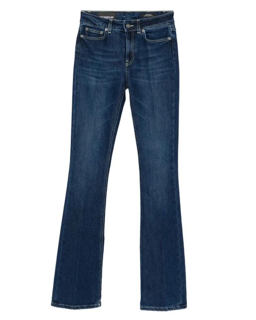 Dondup Blue Five-Pocket Flared Jeans