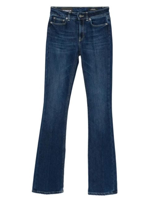 Dondup Blue Five-Pocket Flared Jeans