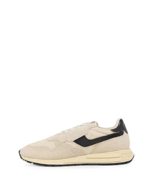 Autry White Reelwind Low-Top Sneakers for men