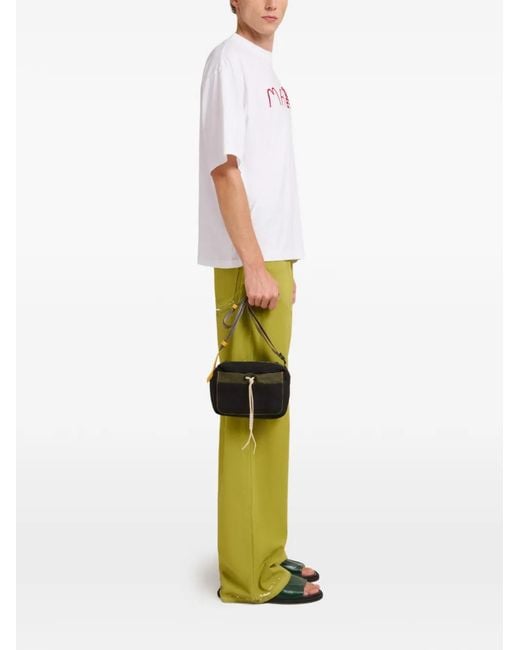 Marni Black Technical Fabric Camera Bag for men