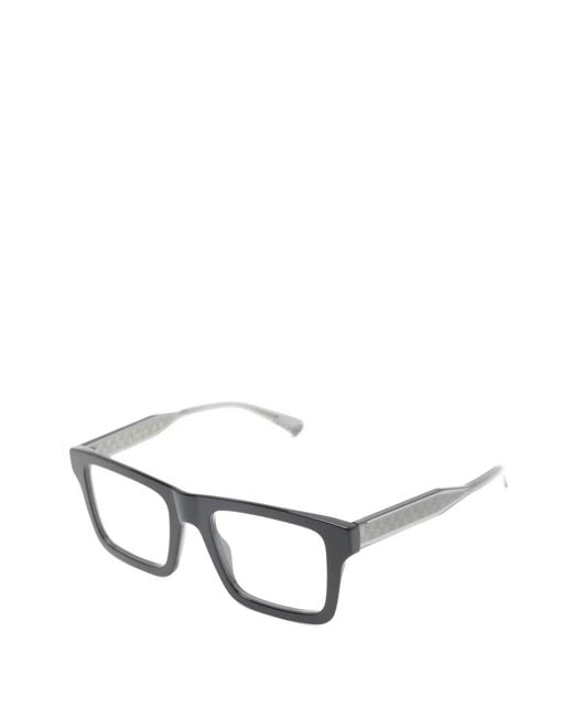 Gucci Black Rectangle-Frame Glasses