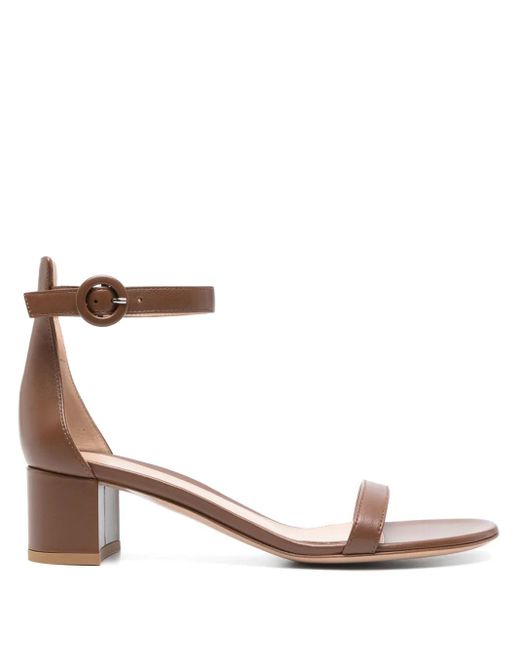 Gianvito Rossi レザーサンダル Natural